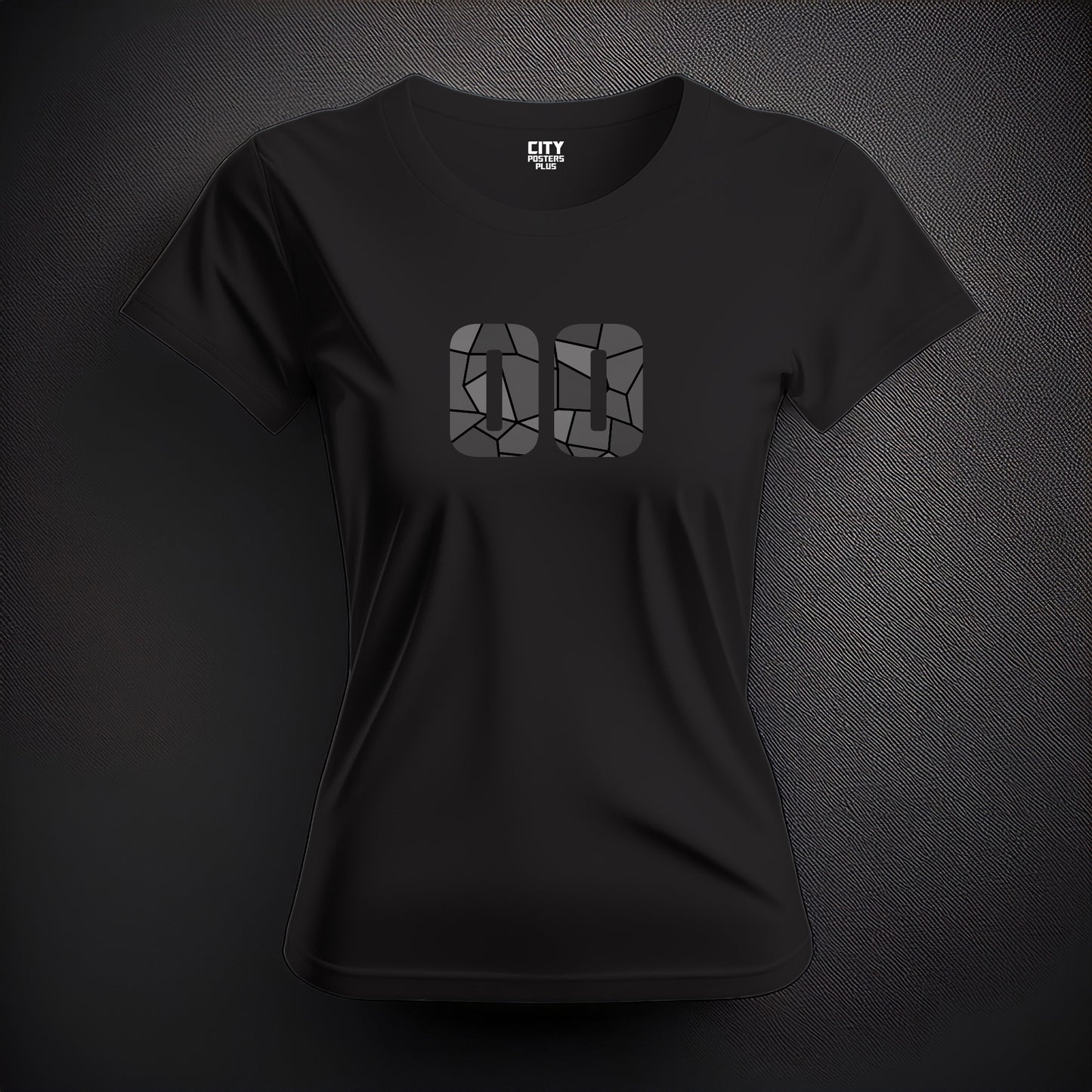 00 Number Women T-Shirt (Black)