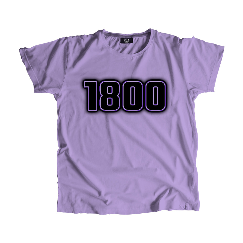 1800 Year Men Unisex T-Shirt (Iris Lavender)