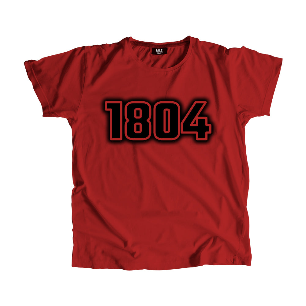 1804 Year Men Unisex T-Shirt (Red)