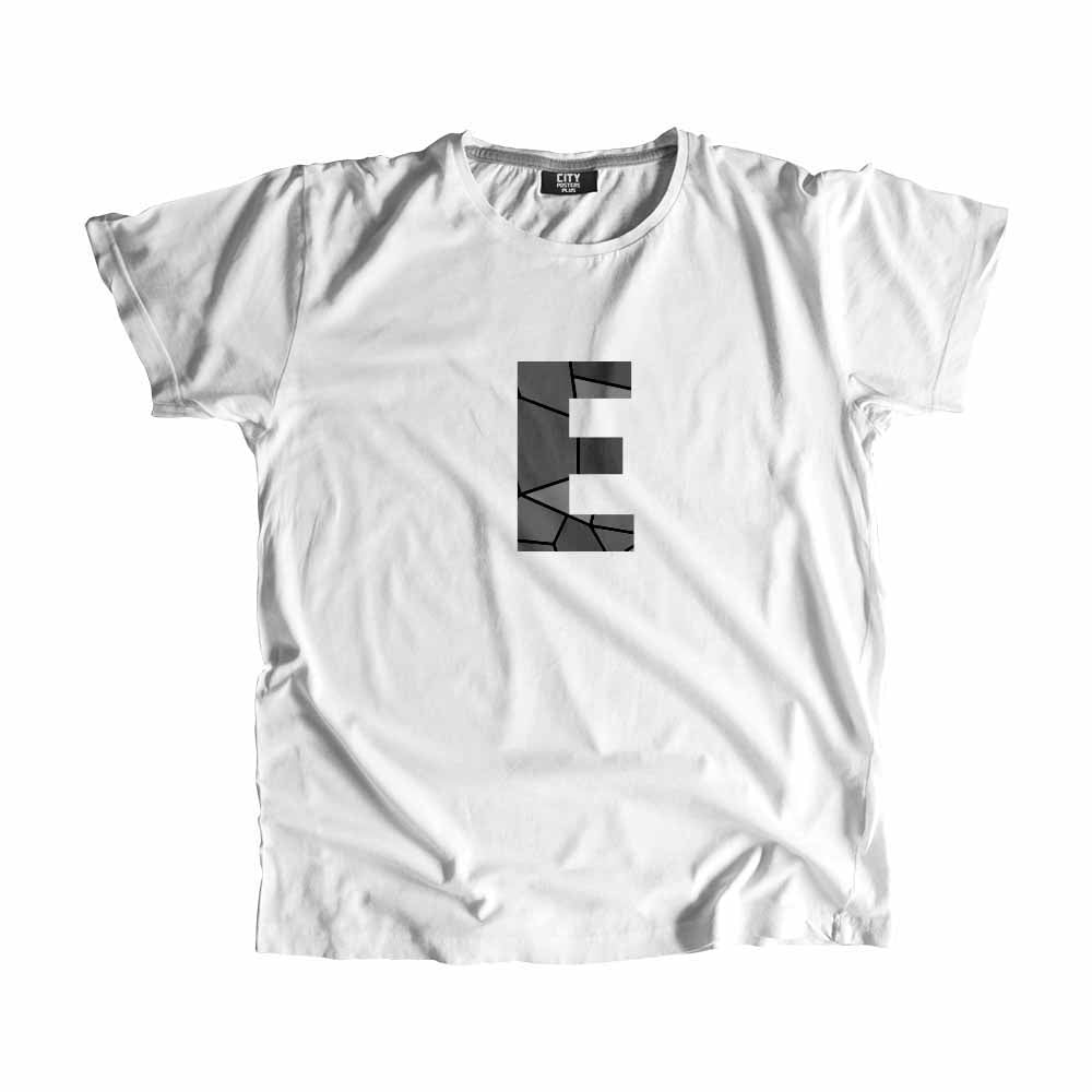 E Letter Men Unisex T-Shirt