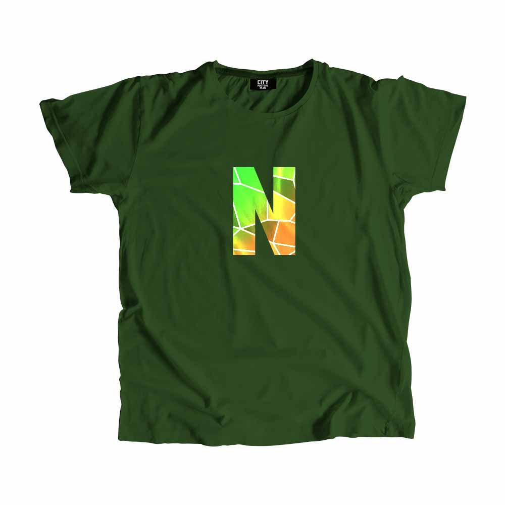 N Letter Men Unisex T-Shirt