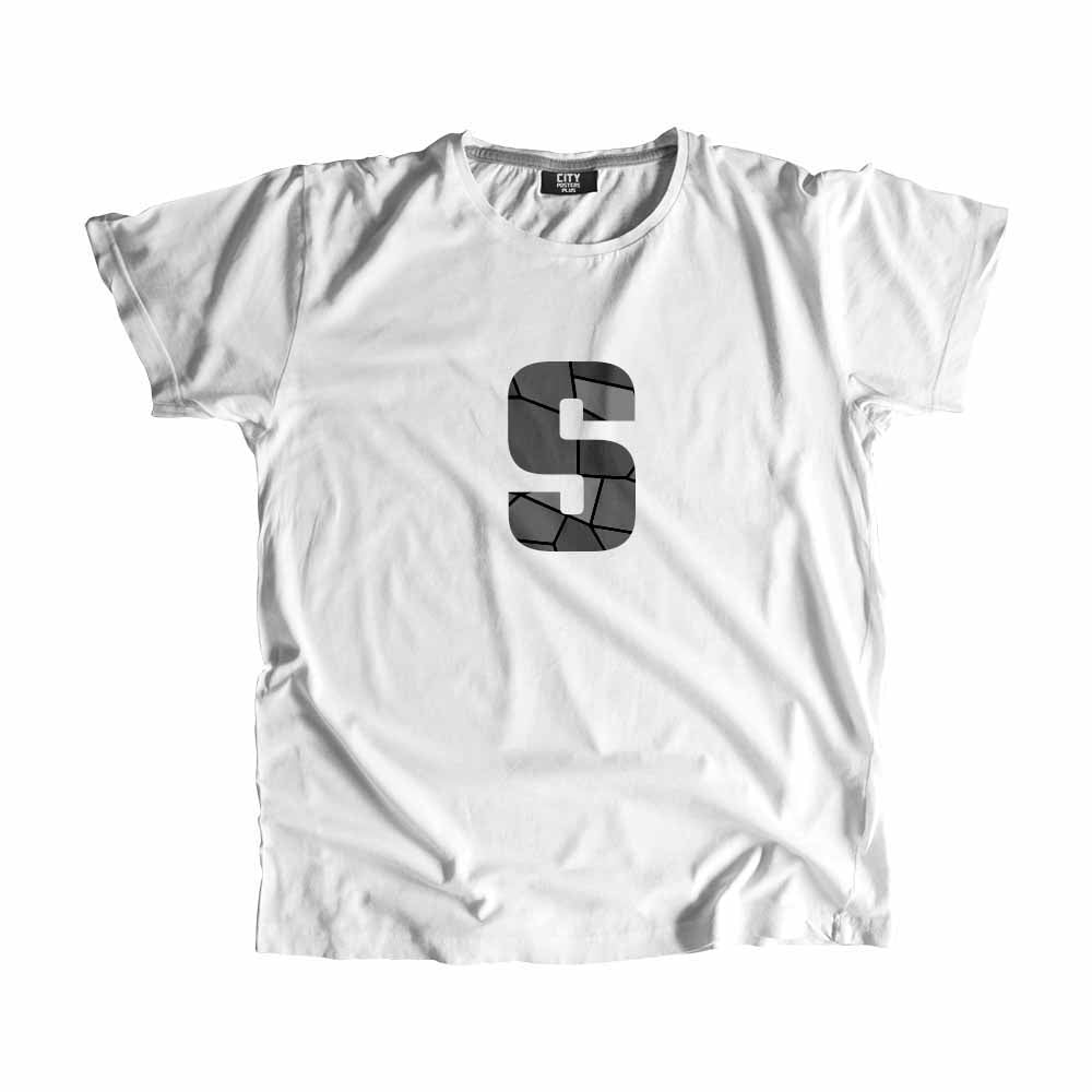 S Letter Men Unisex T-Shirt