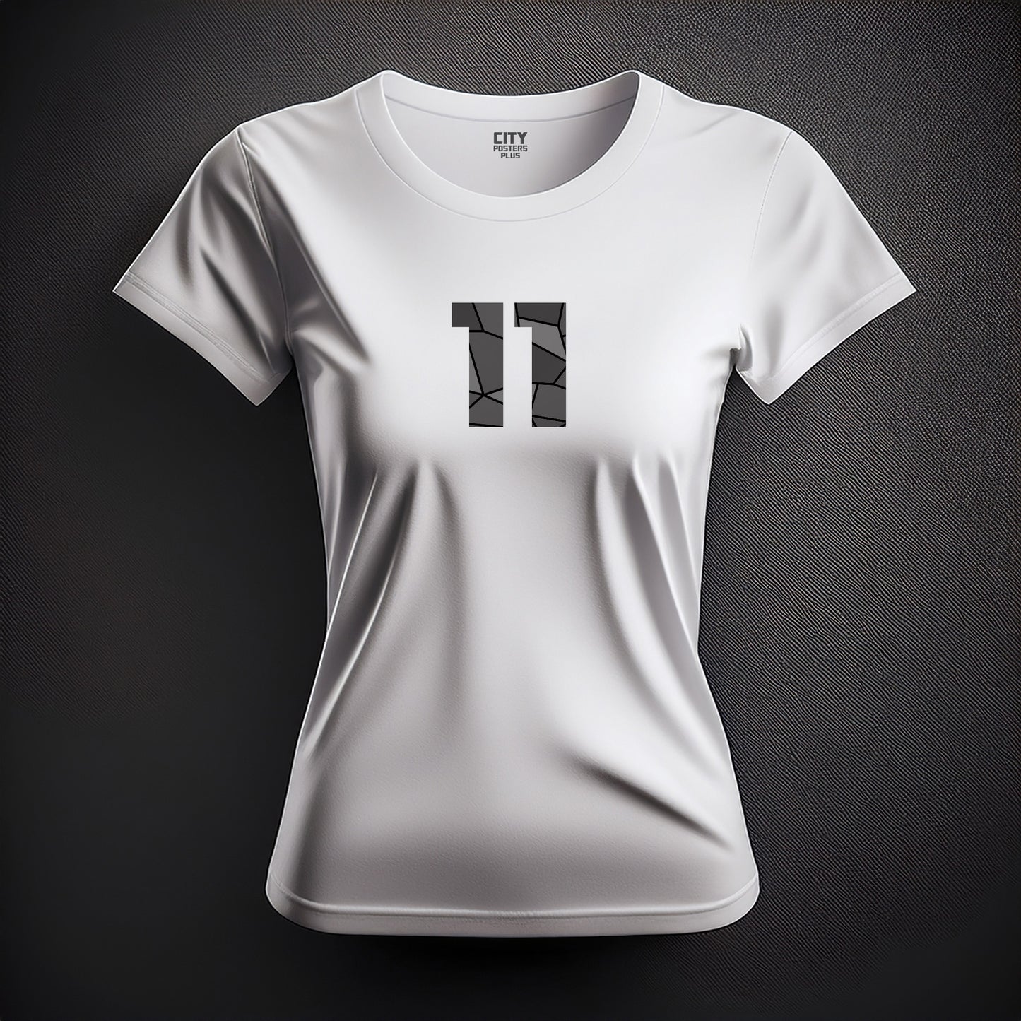 11 Number Women T-Shirt (White)