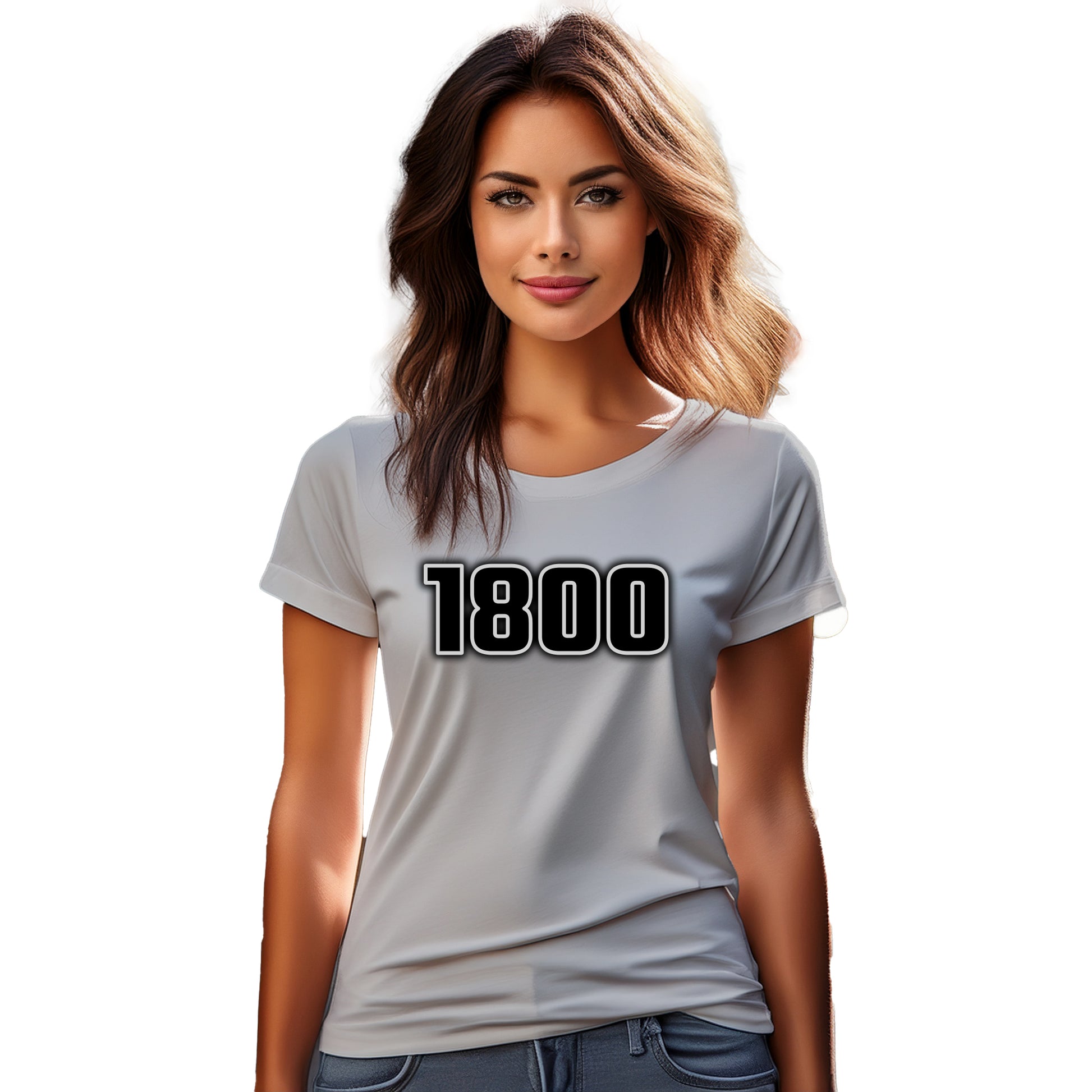 1800 Year Women T-Shirt (Melange Grey)