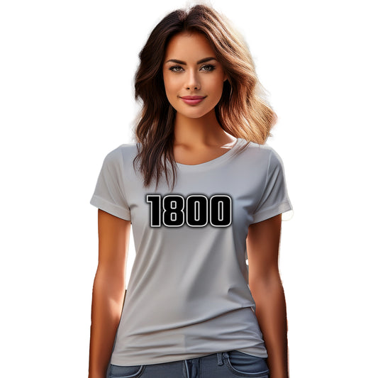 1800 Year Women T-Shirt (Melange Grey)