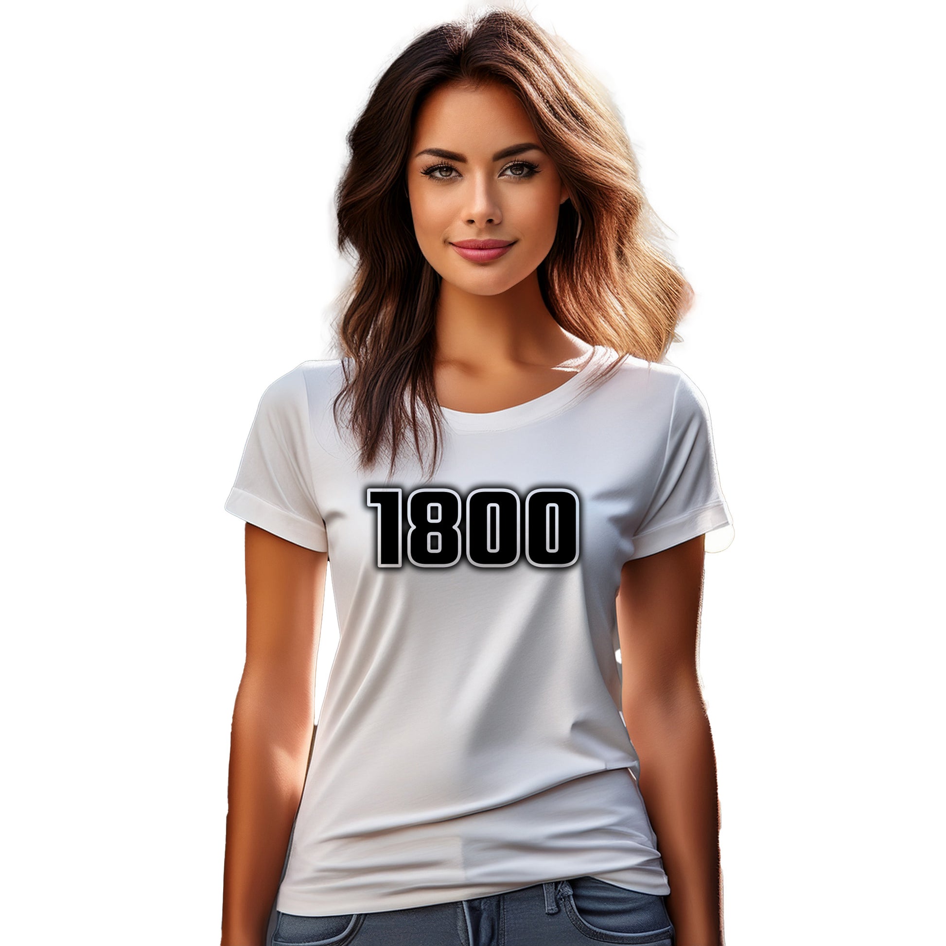 1800 Year Women T-Shirt (White)