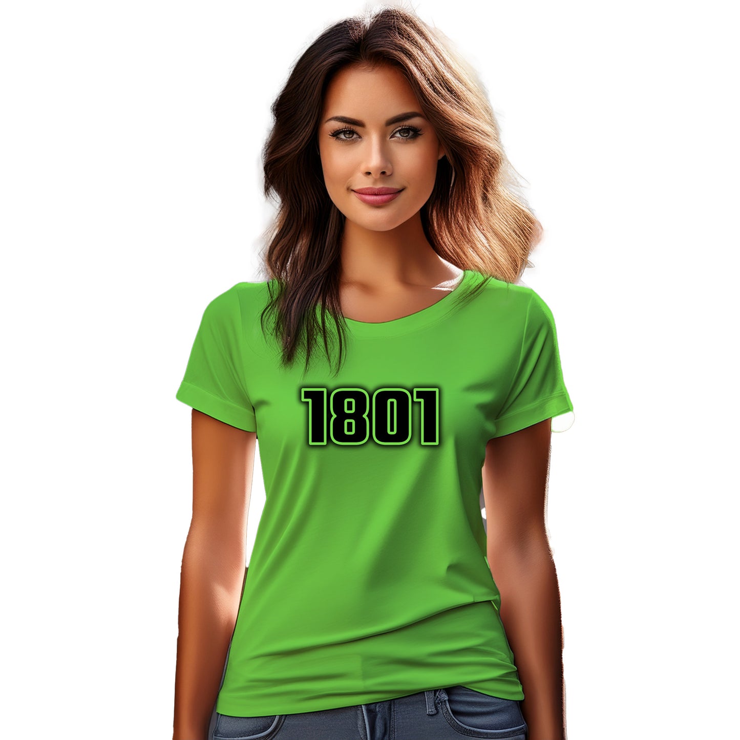 1801 Year Women T-Shirt (Liril Green)