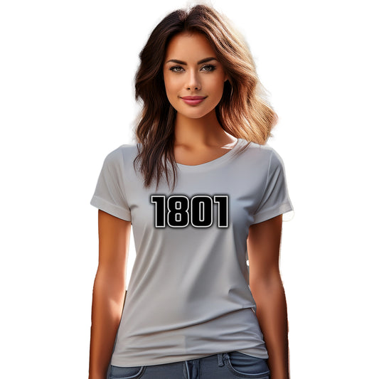 1801 Year Women T-Shirt (Melange Grey)