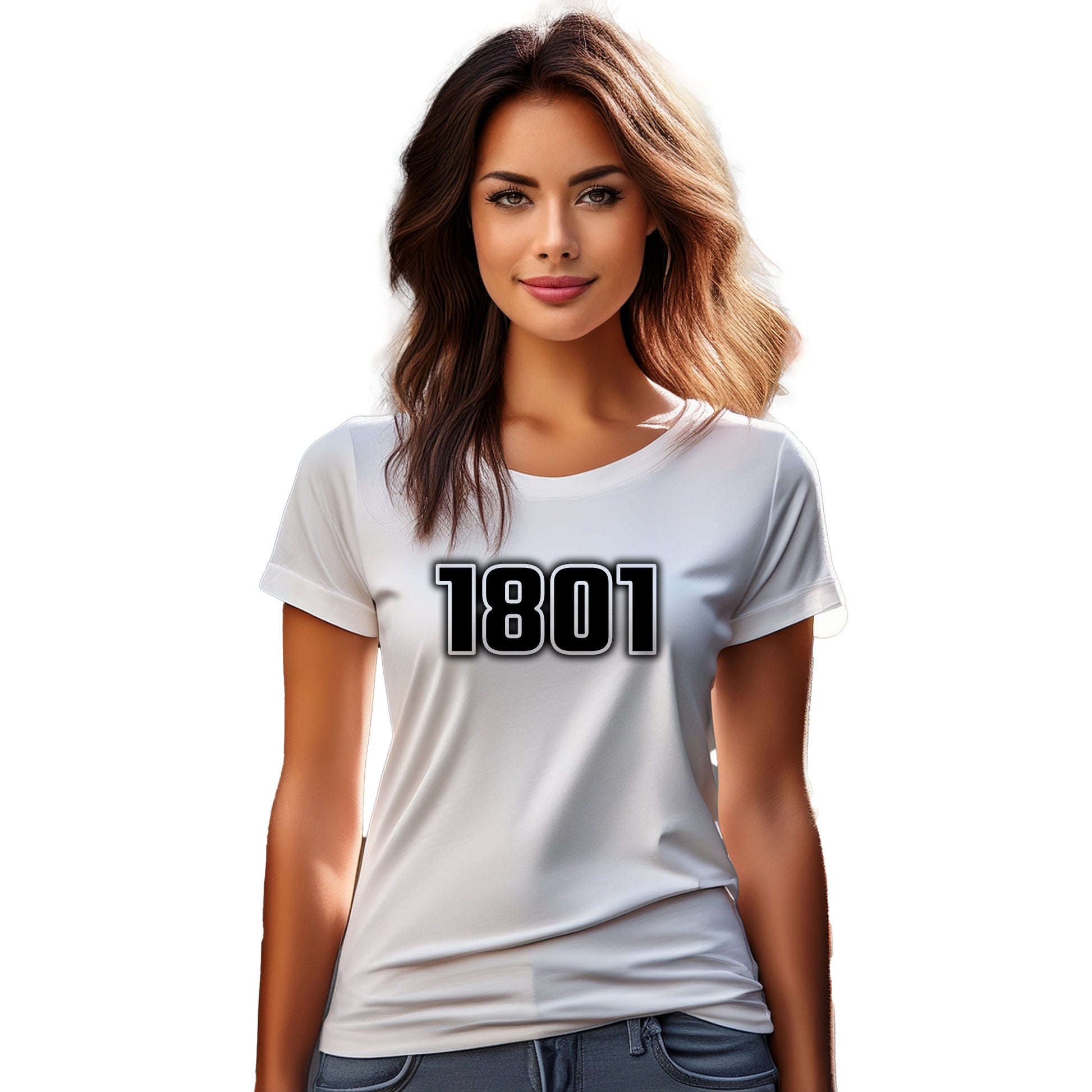 1801 Year Women T-Shirt (White)