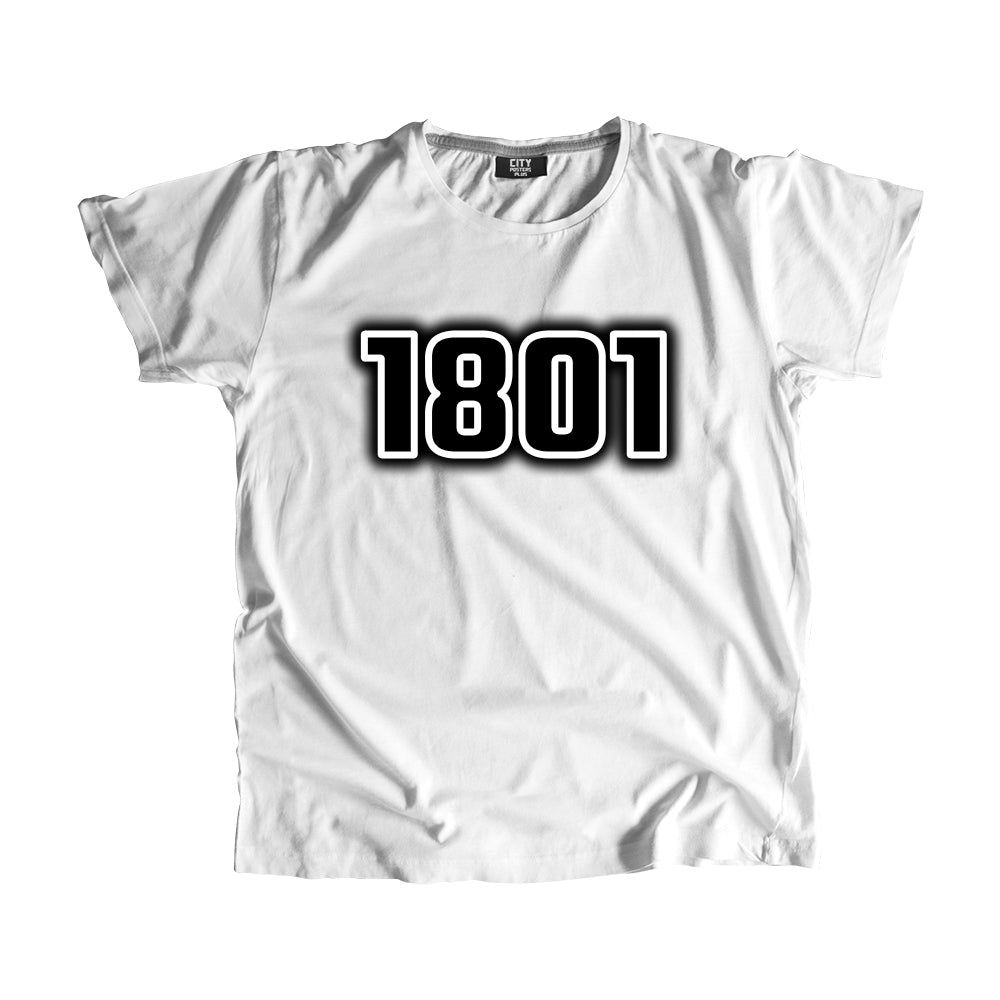 1801 Year Men Unisex T-Shirt (White)