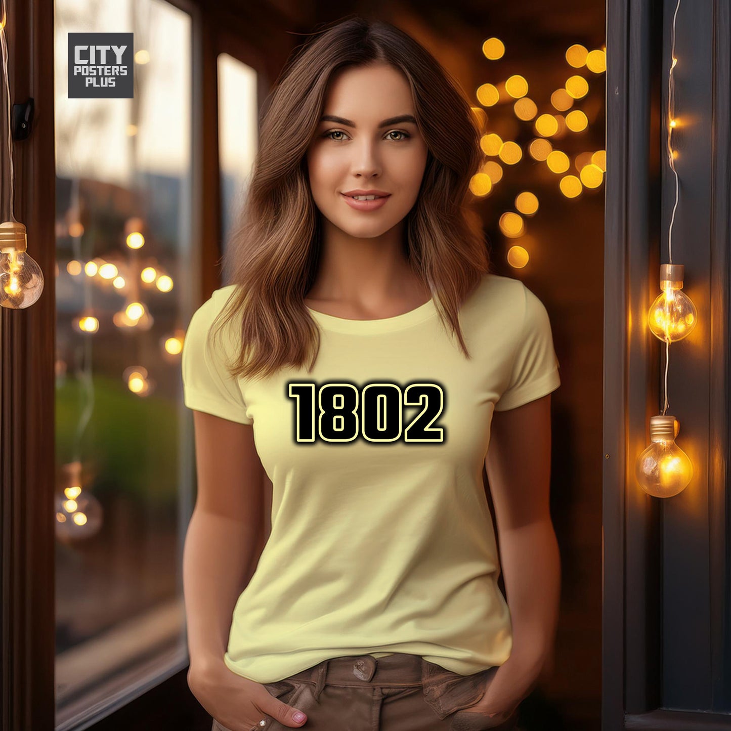 1802 Year Women T-Shirt (Butter Yellow)