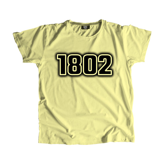 1802 Year Men Unisex T-Shirt (Butter Yellow)