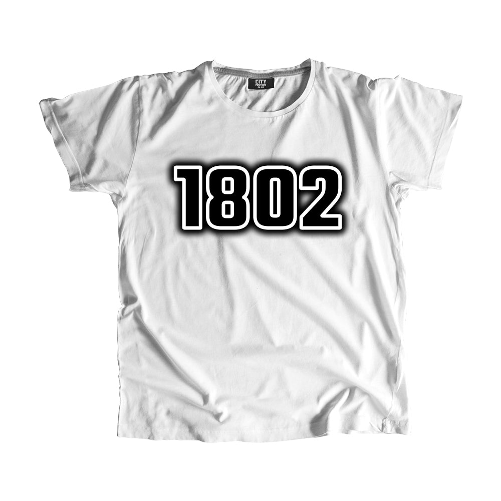 1802 Year Men Unisex T-Shirt (White)
