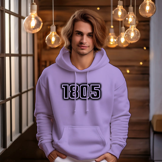 1805 Year Men Unisex Hoodie (Iris Lavender)