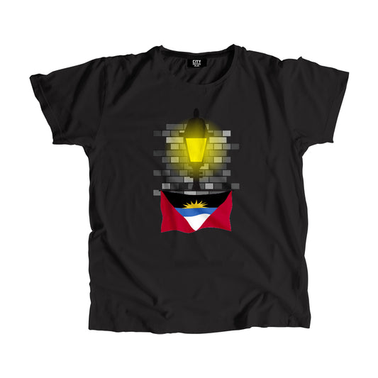 Antigua and Barbuda Street Lamp Bricks Unisex T-Shirt