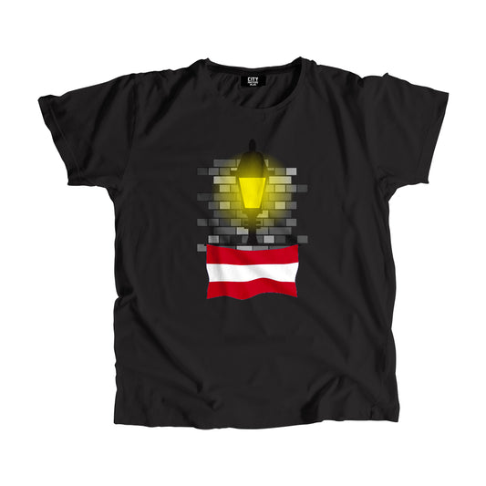 Austria Street Lamp Bricks Unisex T-Shirt