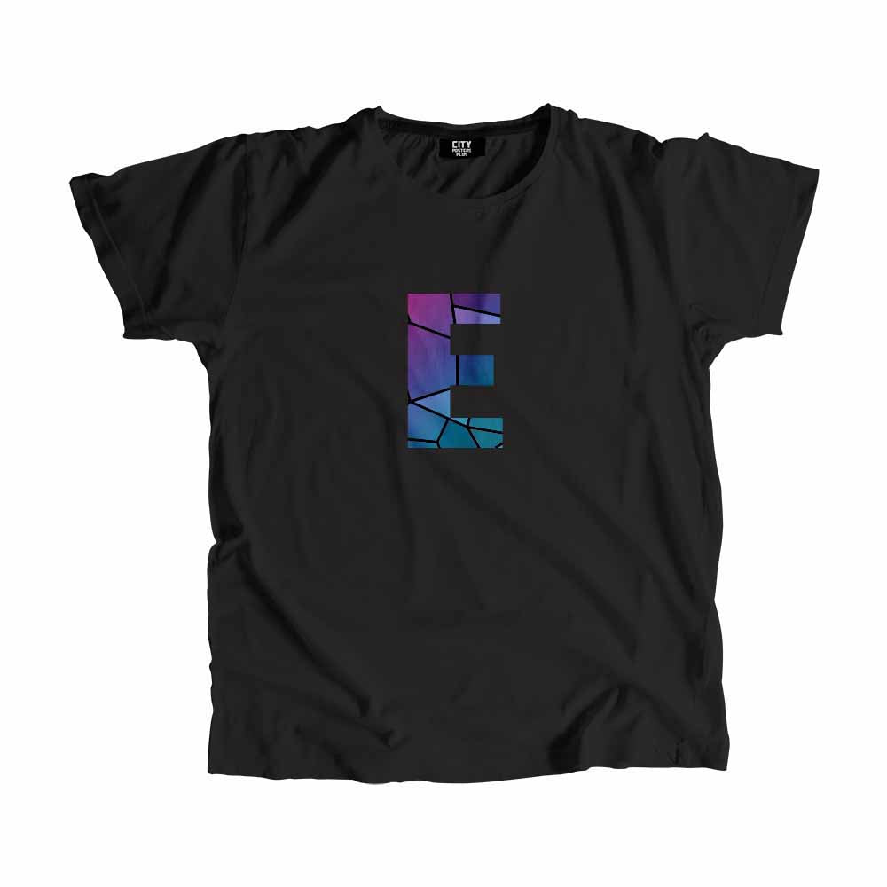 E Letter Men Unisex T-Shirt