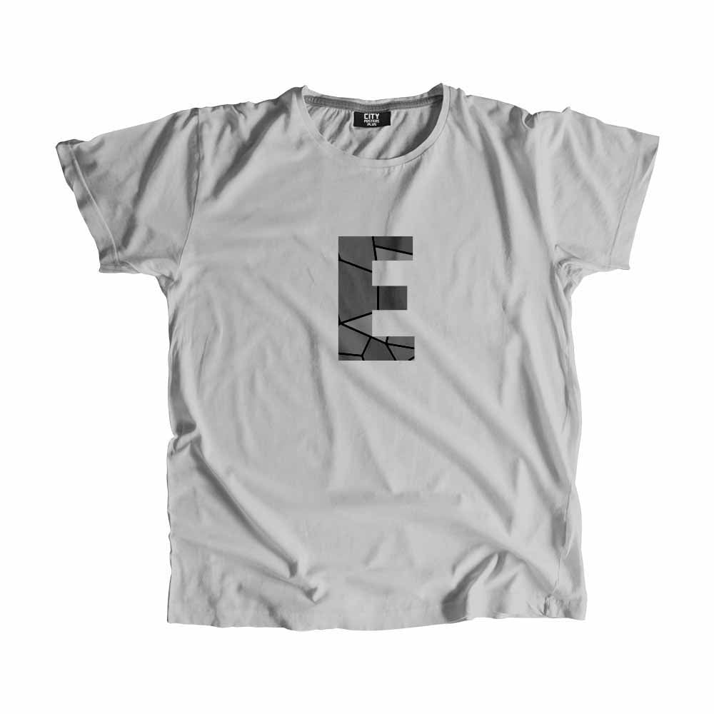 E Letter Men Unisex T-Shirt