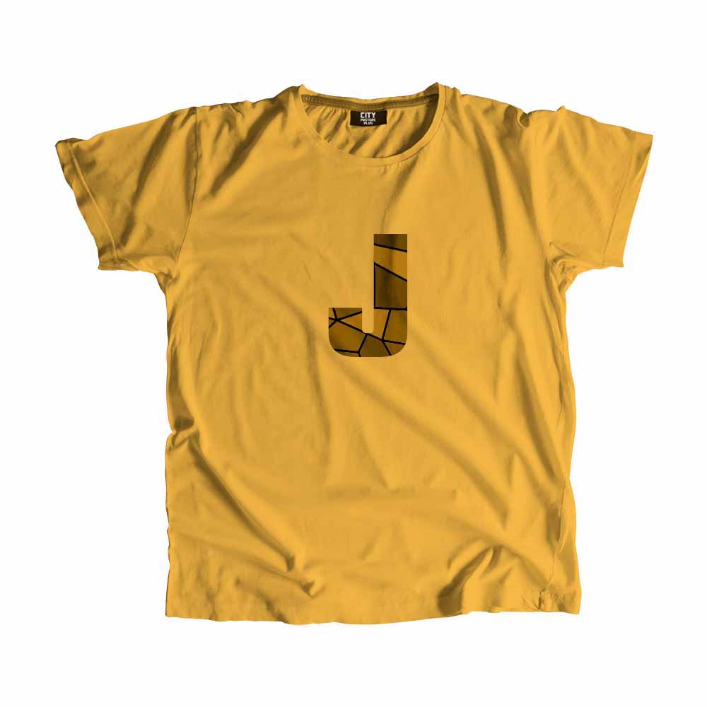 J Letter Men Unisex T-Shirt