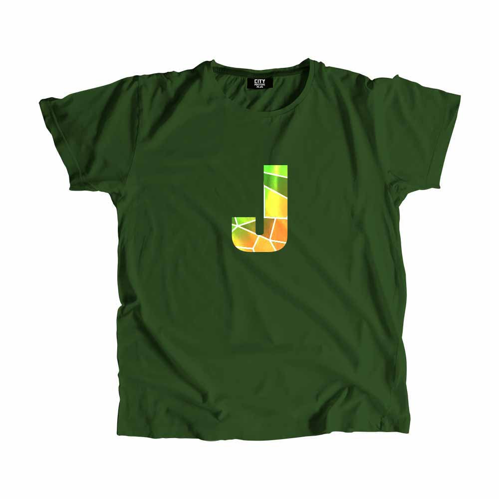 J Letter Men Unisex T-Shirt