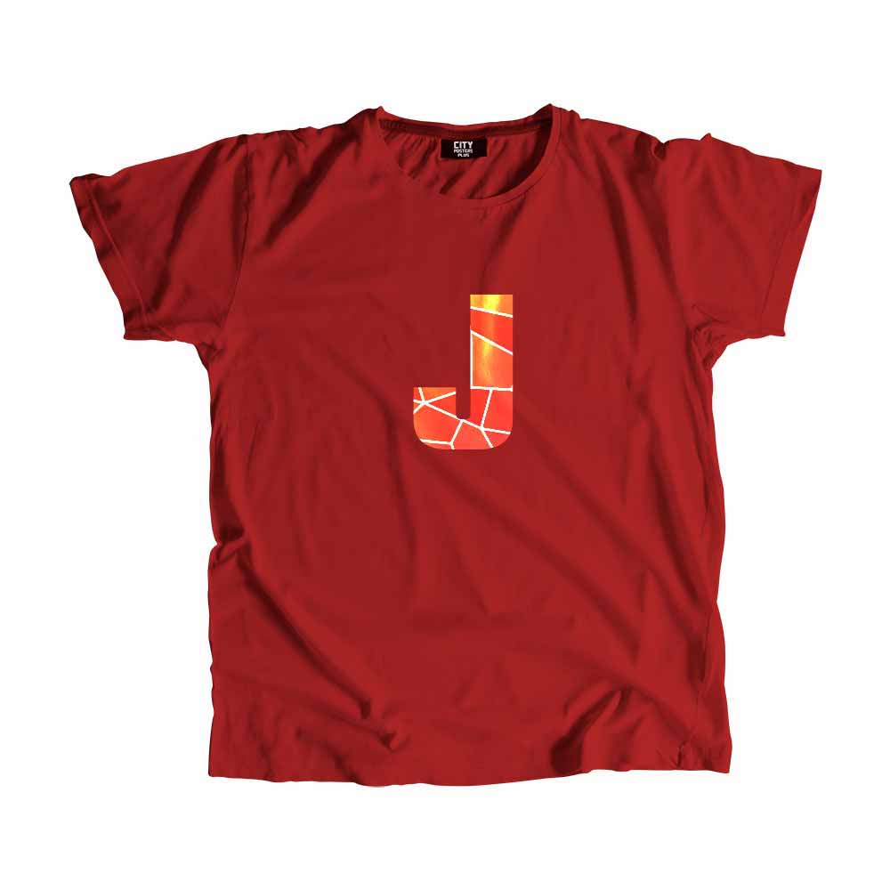 J Letter Men Unisex T-Shirt