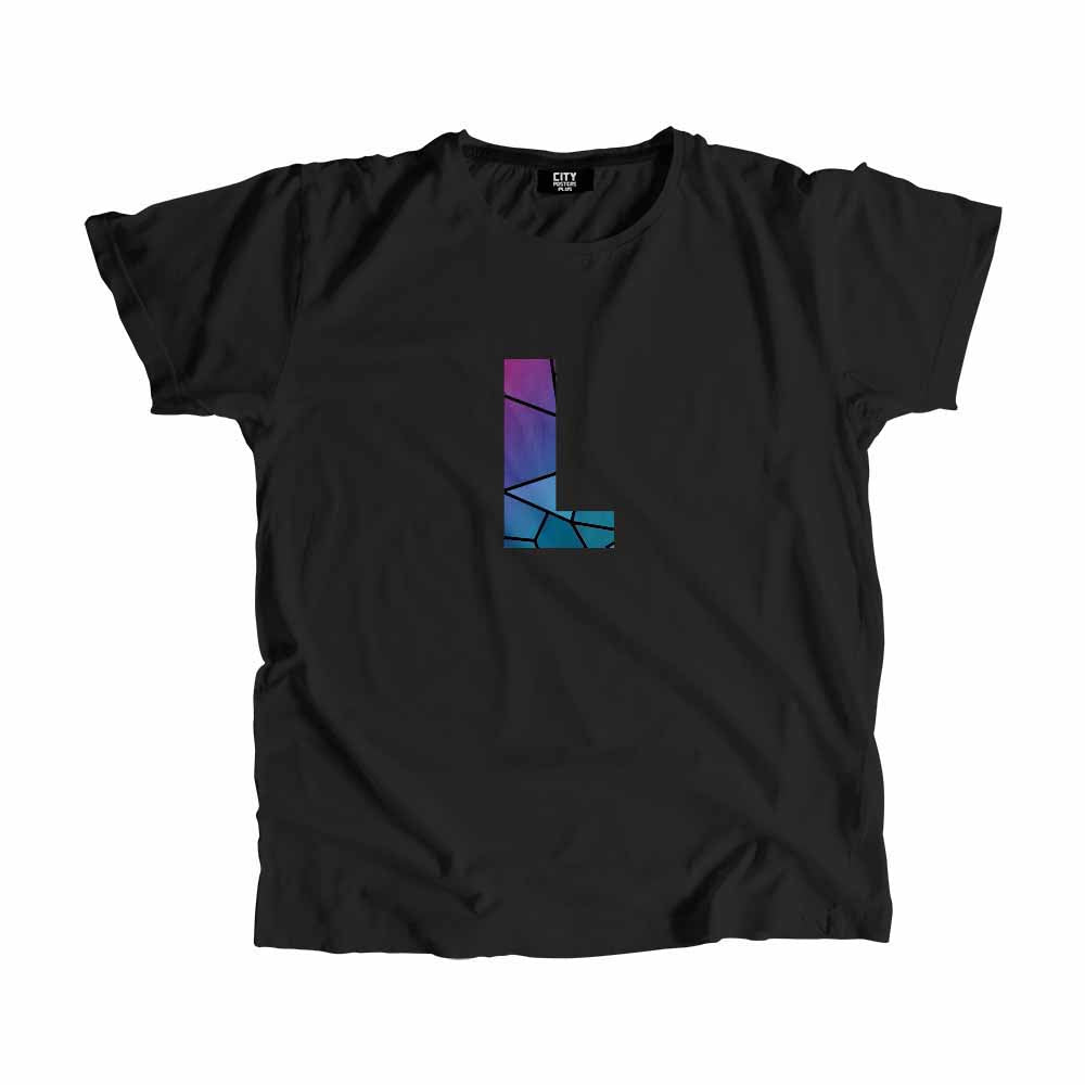 L Letter Men Unisex T-Shirt