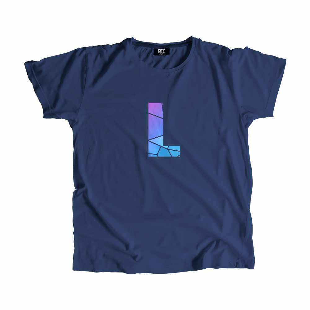 L Letter Men Unisex T-Shirt