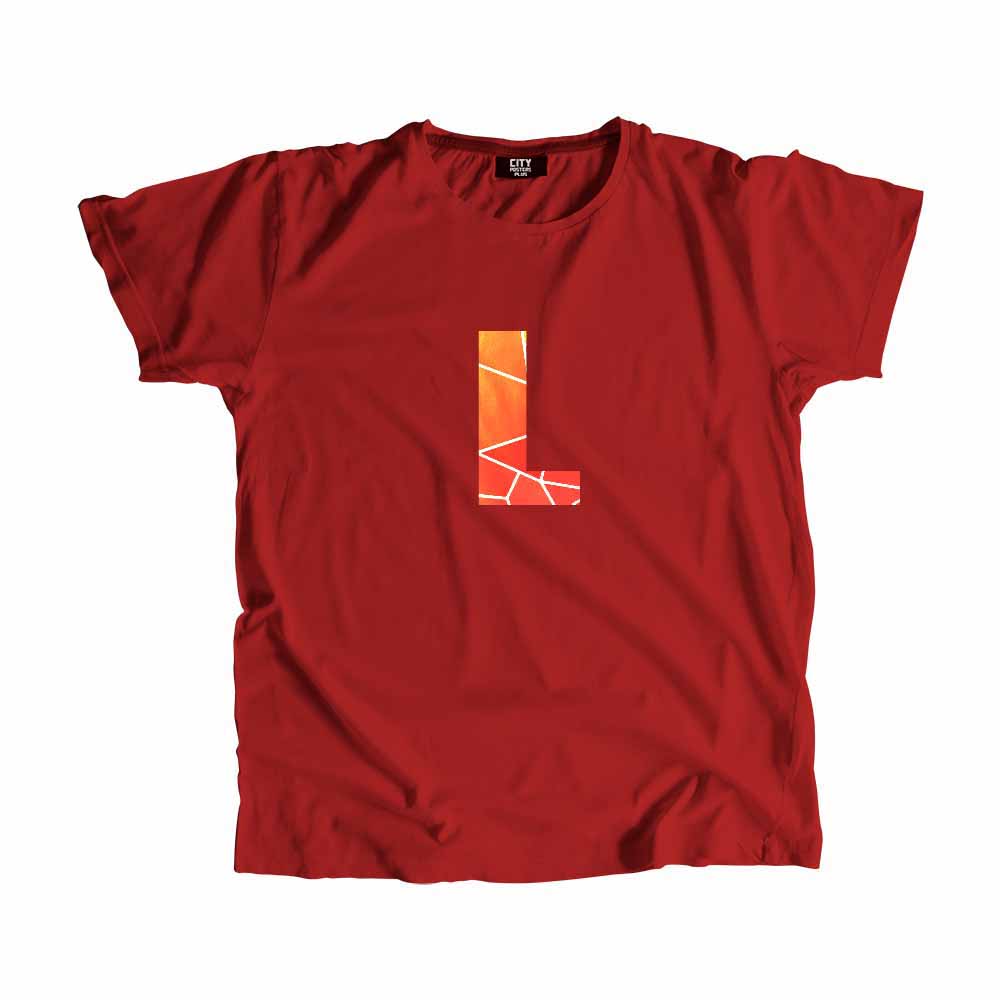 L Letter Men Unisex T-Shirt