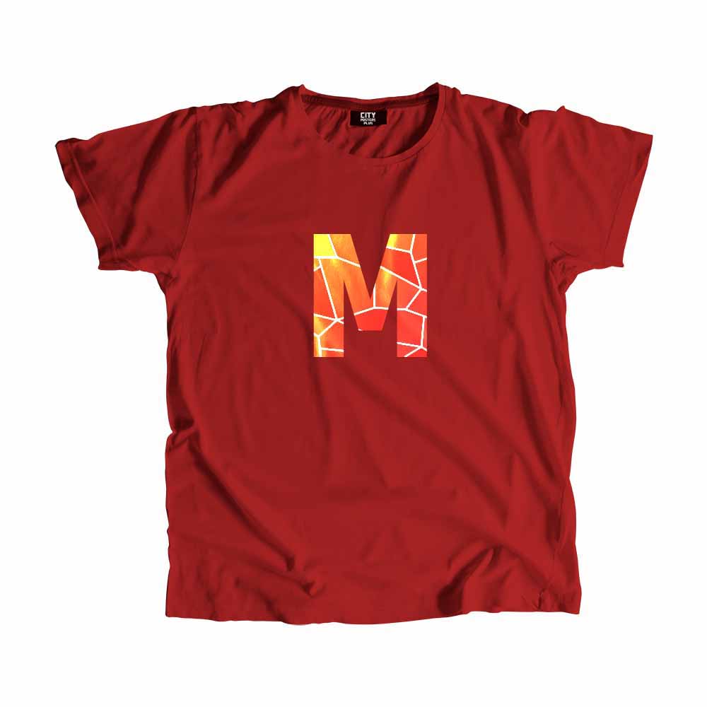 M Letter Men Unisex T-Shirt