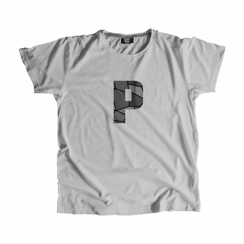 P Letter Men Unisex T-Shirt