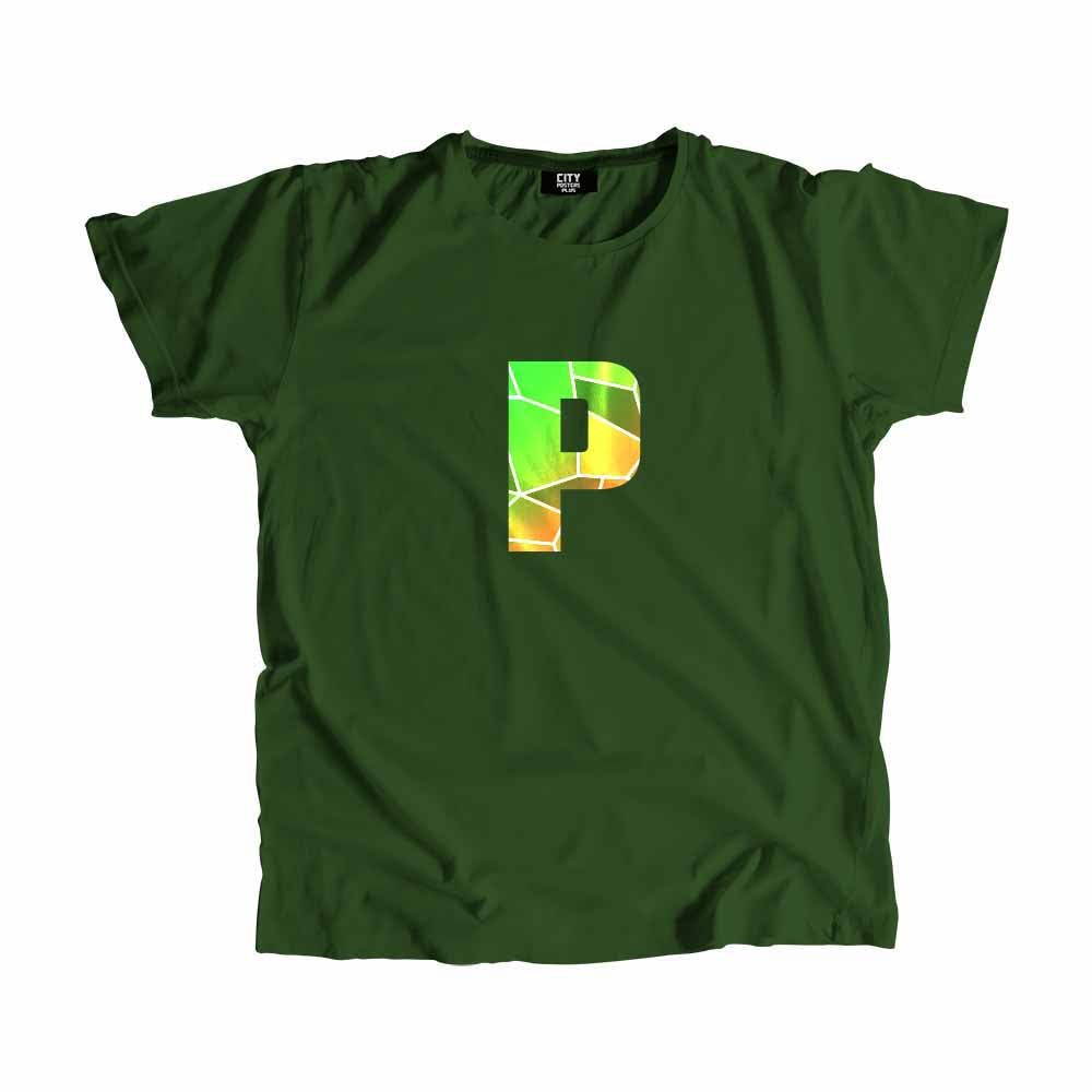 P Letter Men Unisex T-Shirt