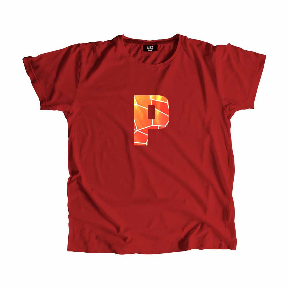 P Letter Men Unisex T-Shirt