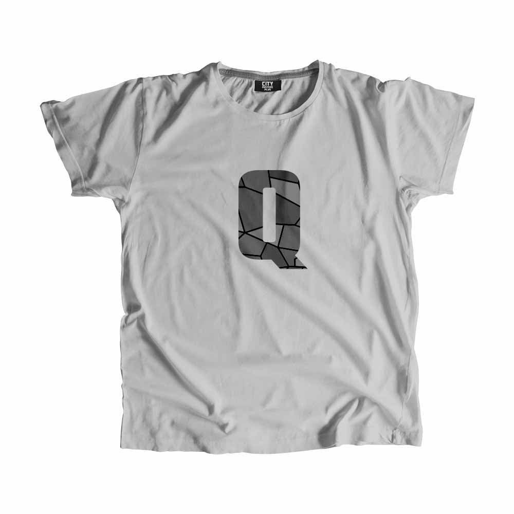 Q Letter Men Unisex T-Shirt