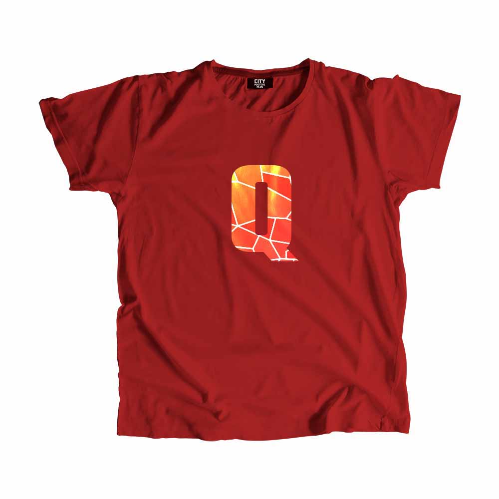 Q Letter Men Unisex T-Shirt