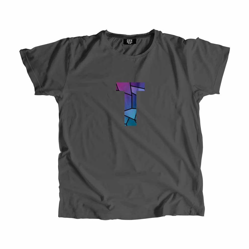 T Letter Men Unisex T-Shirt