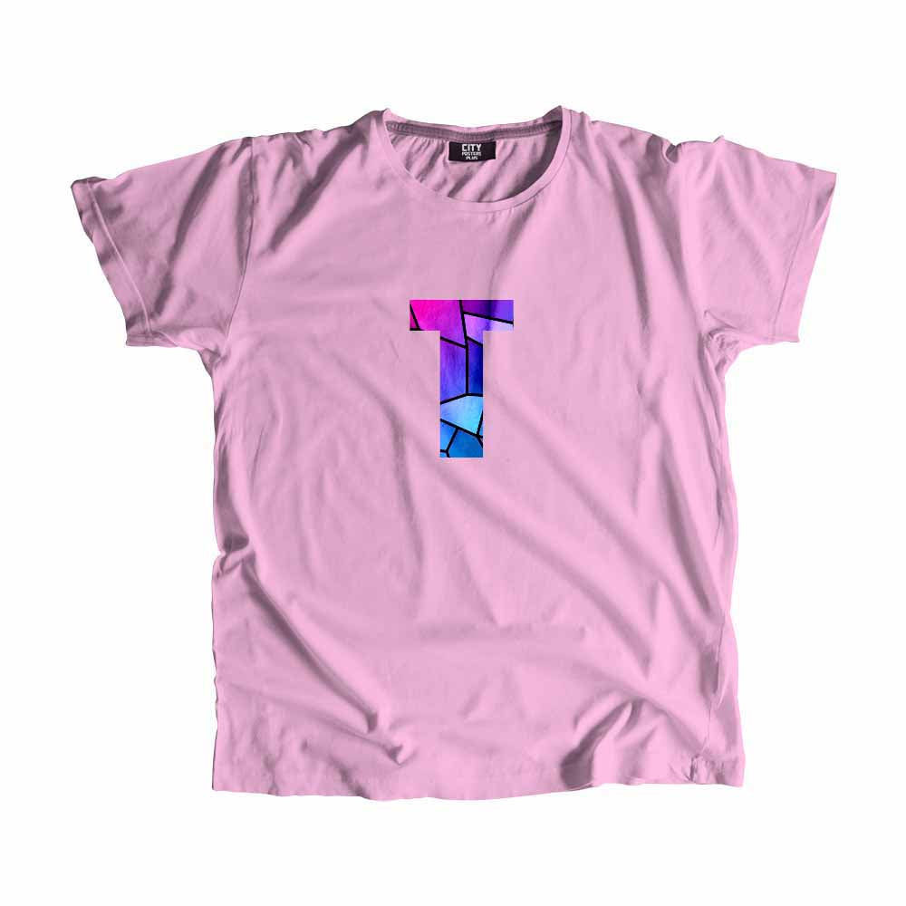T Letter Men Unisex T-Shirt