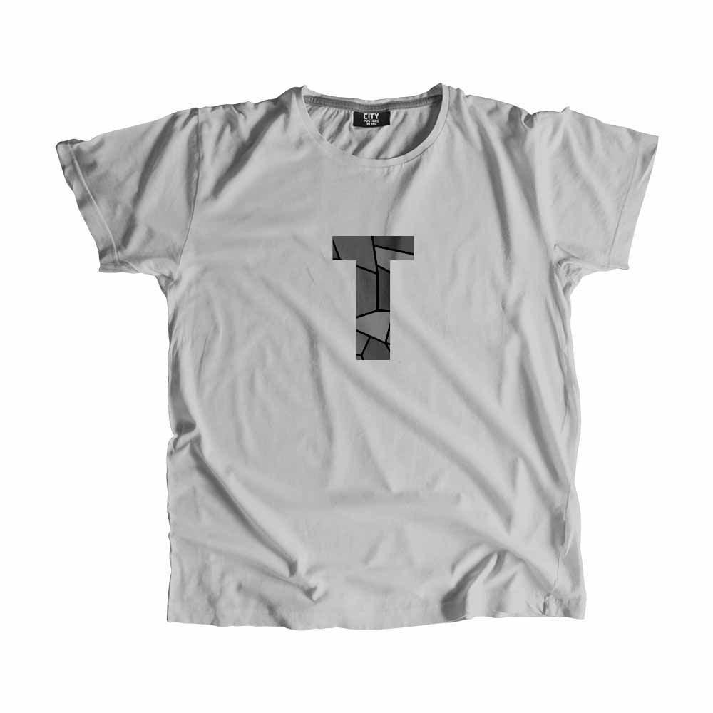 T Letter Men Unisex T-Shirt