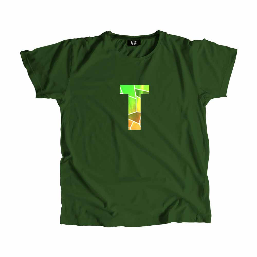 T Letter Men Unisex T-Shirt