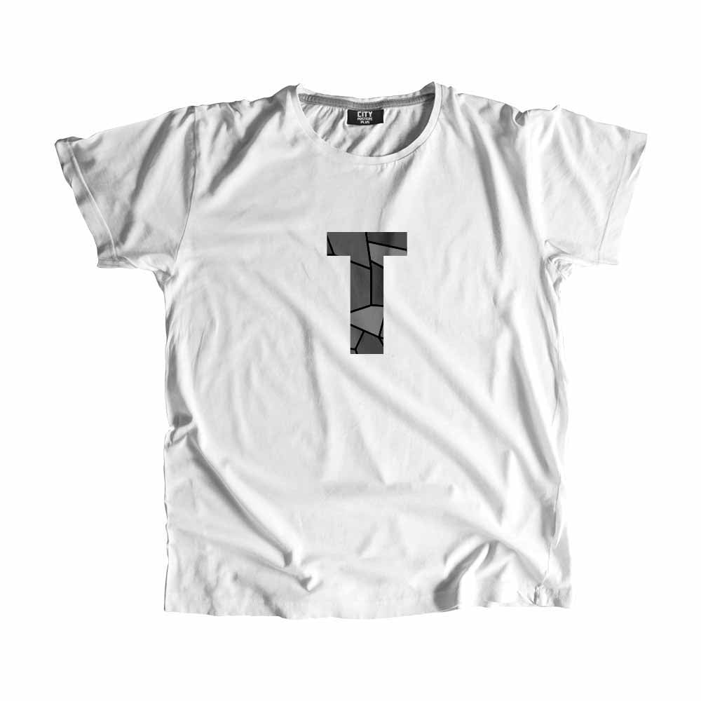 T Letter Men Unisex T-Shirt