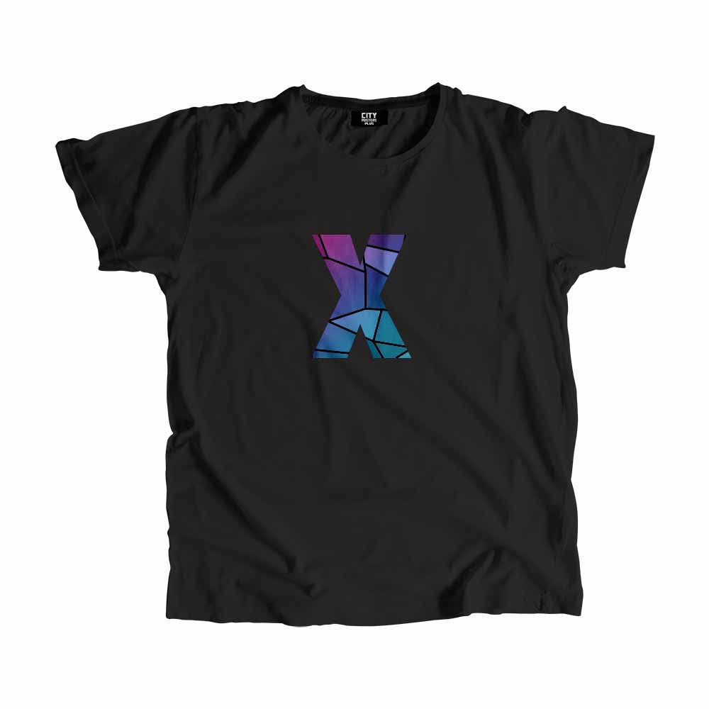 X Letter Men Unisex T-Shirt