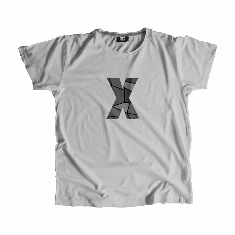 X Letter Men Unisex T-Shirt