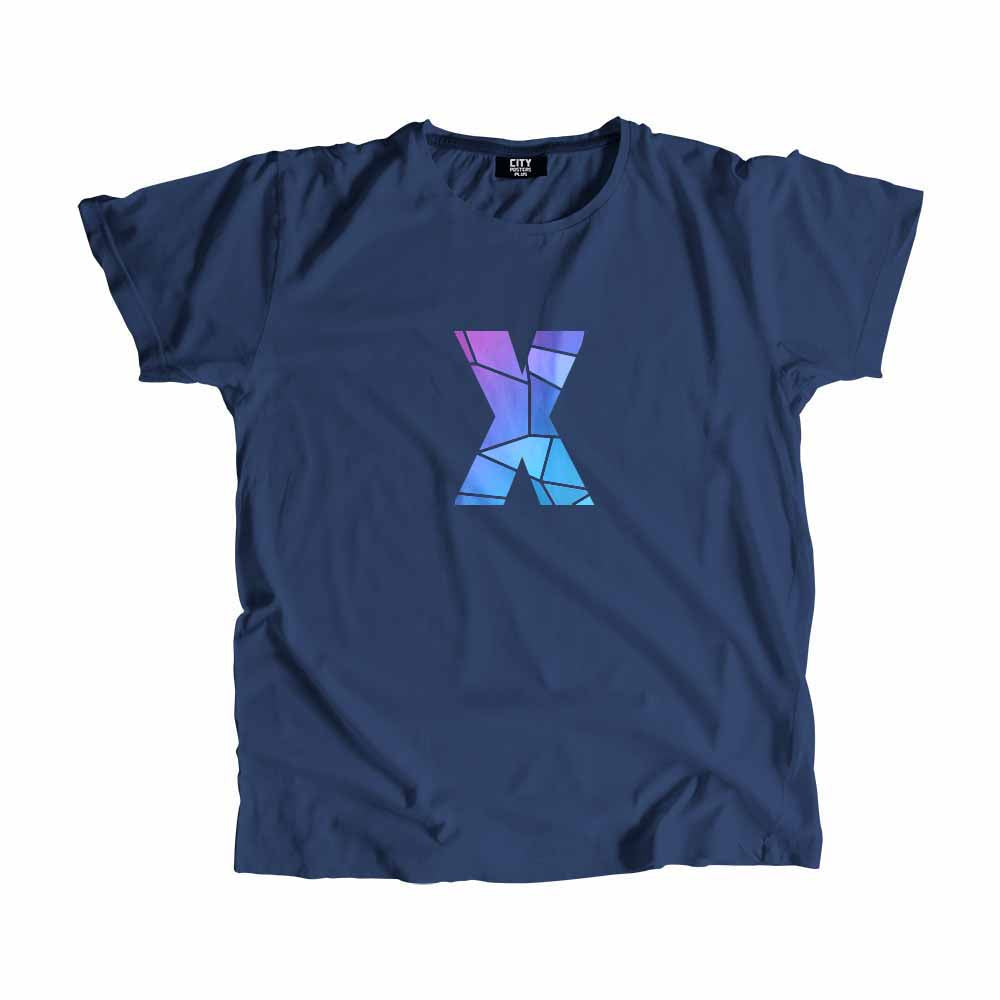 X Letter Men Unisex T-Shirt