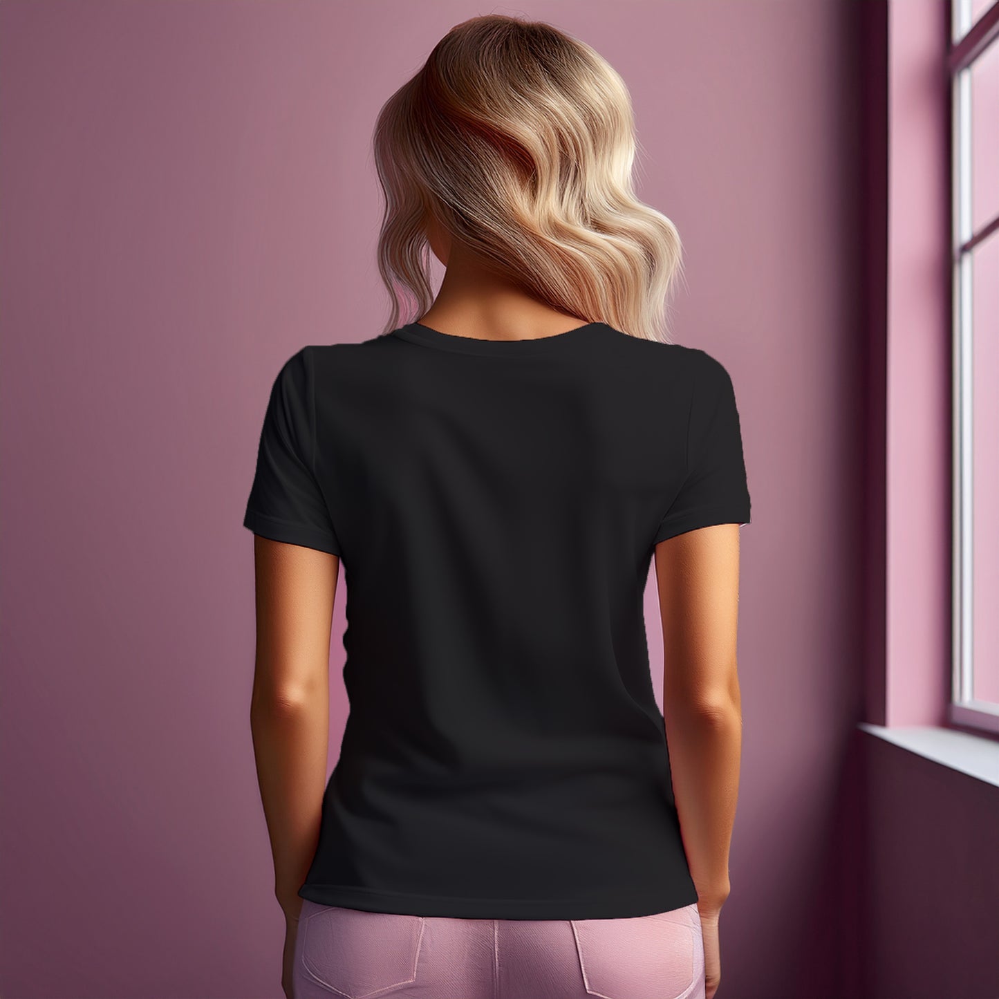 13 Number Women T-Shirt (Black)