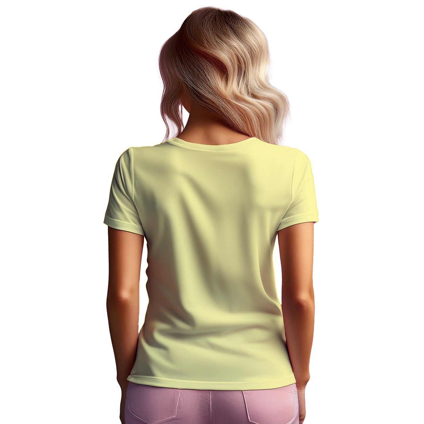 15 Number Women T-Shirt (Butter Yellow)