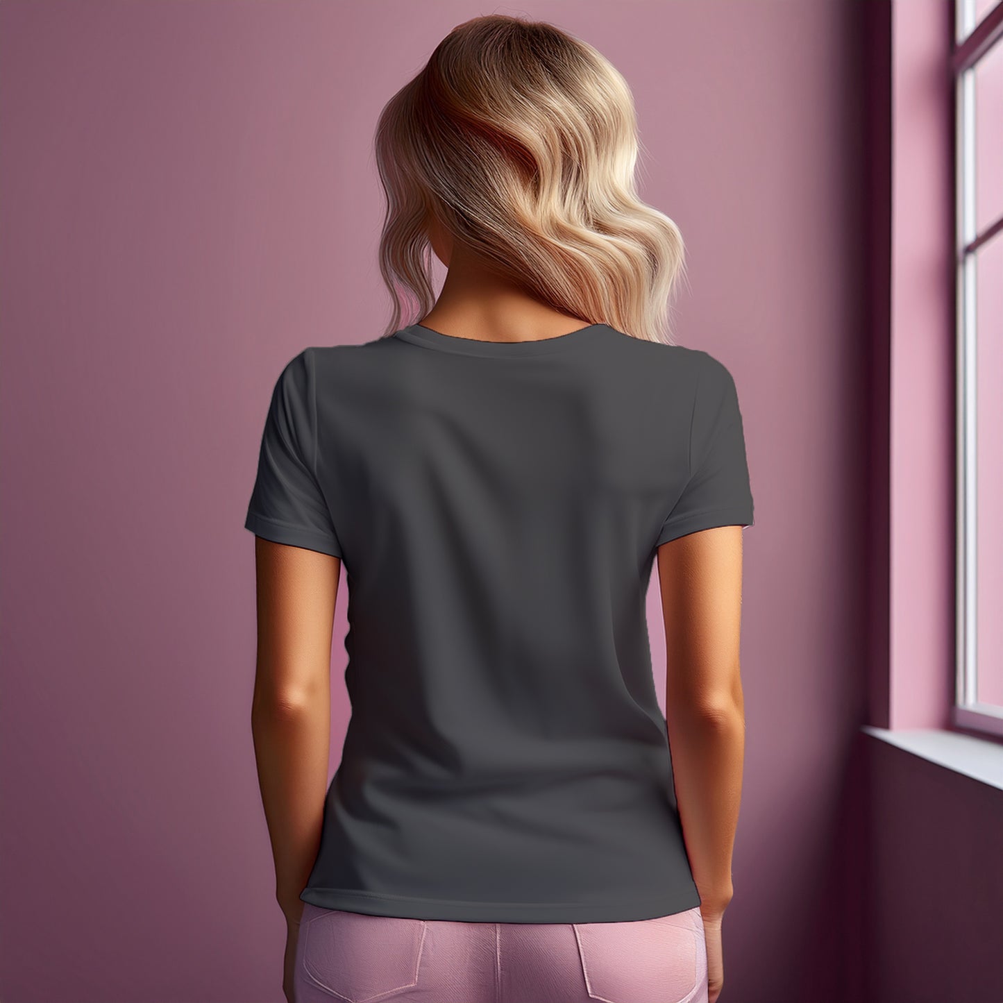 51 Number Women T-Shirt (Charcoal Grey)