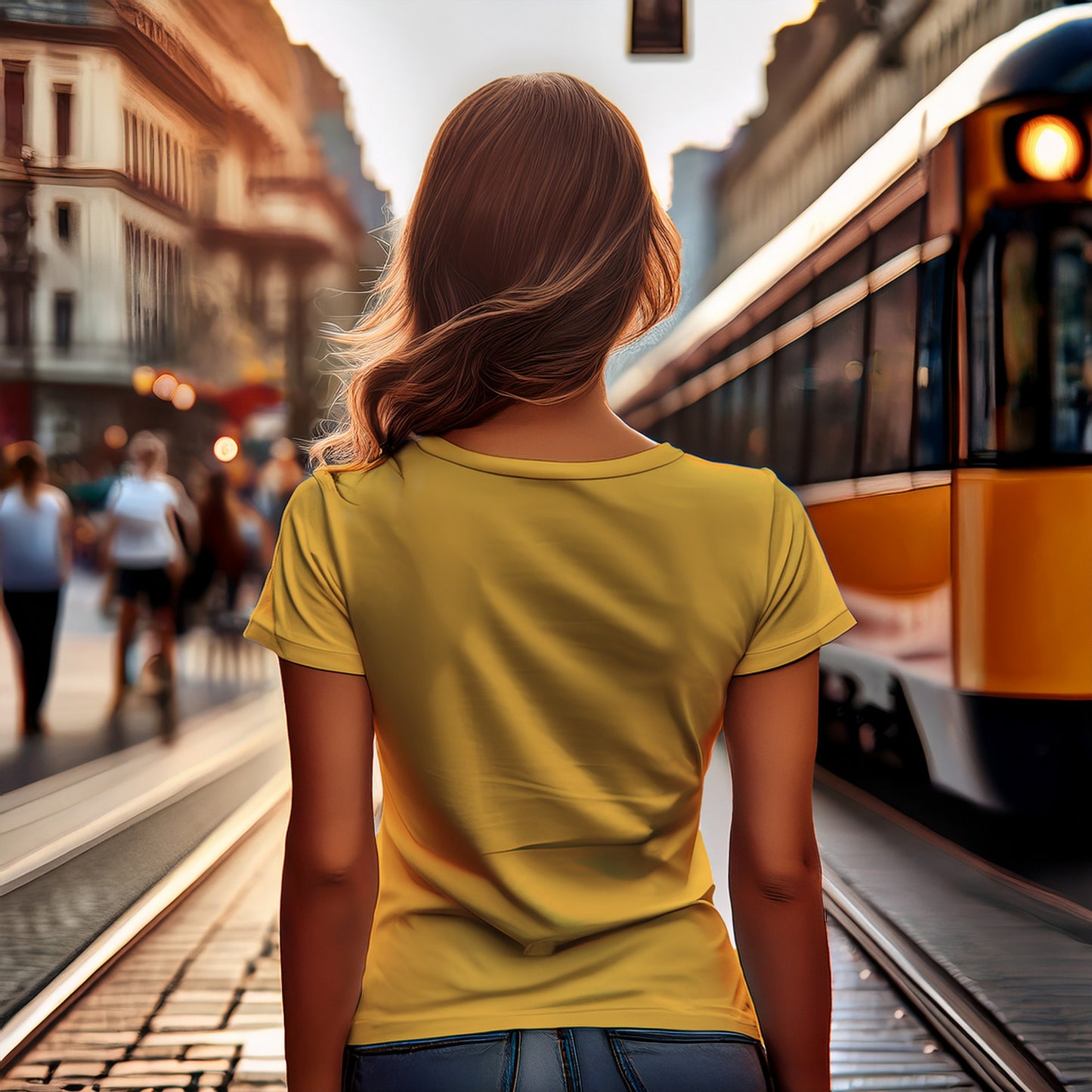 1803 Year Women T-Shirt (Golden Yellow)