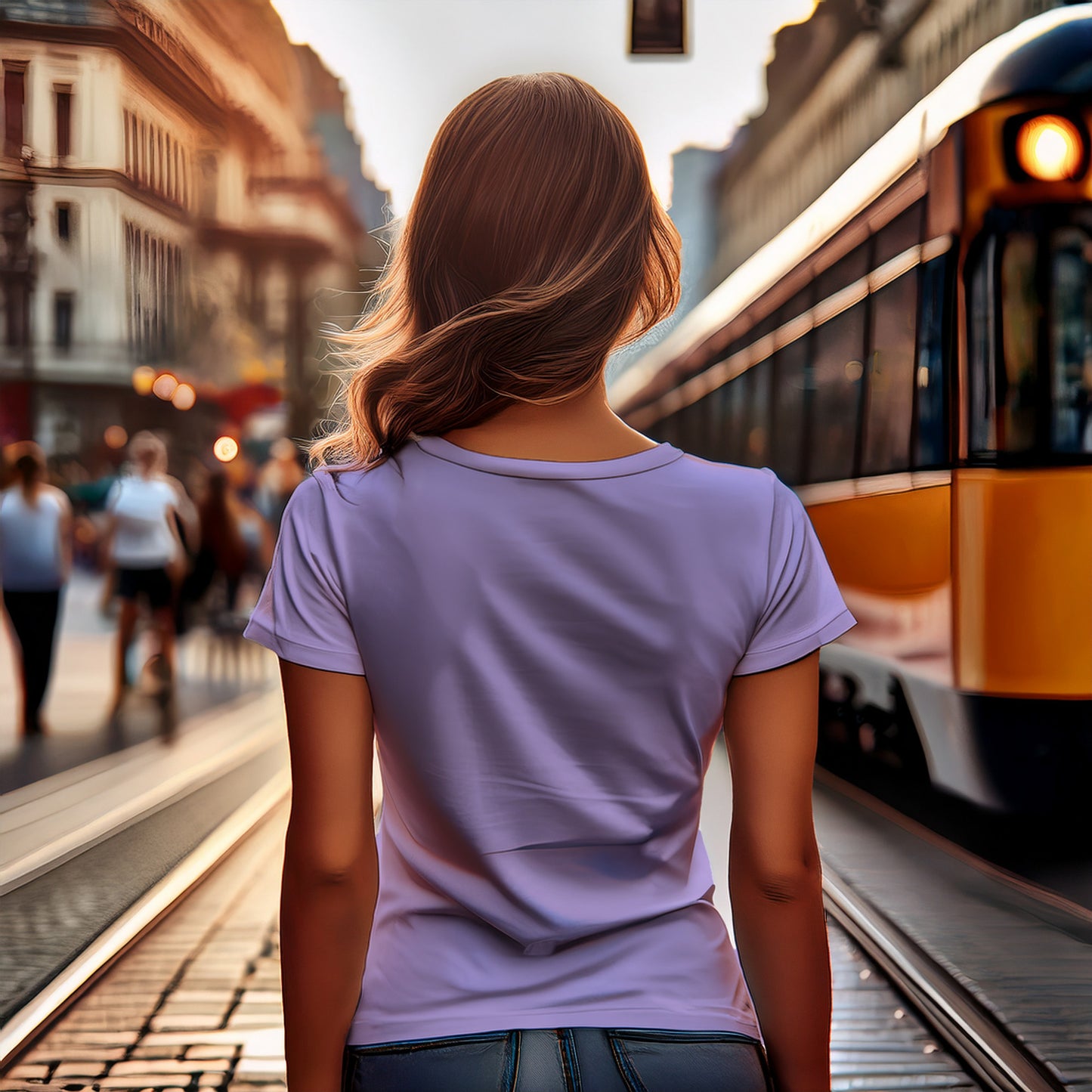 1803 Year Women T-Shirt (Iris Lavender)