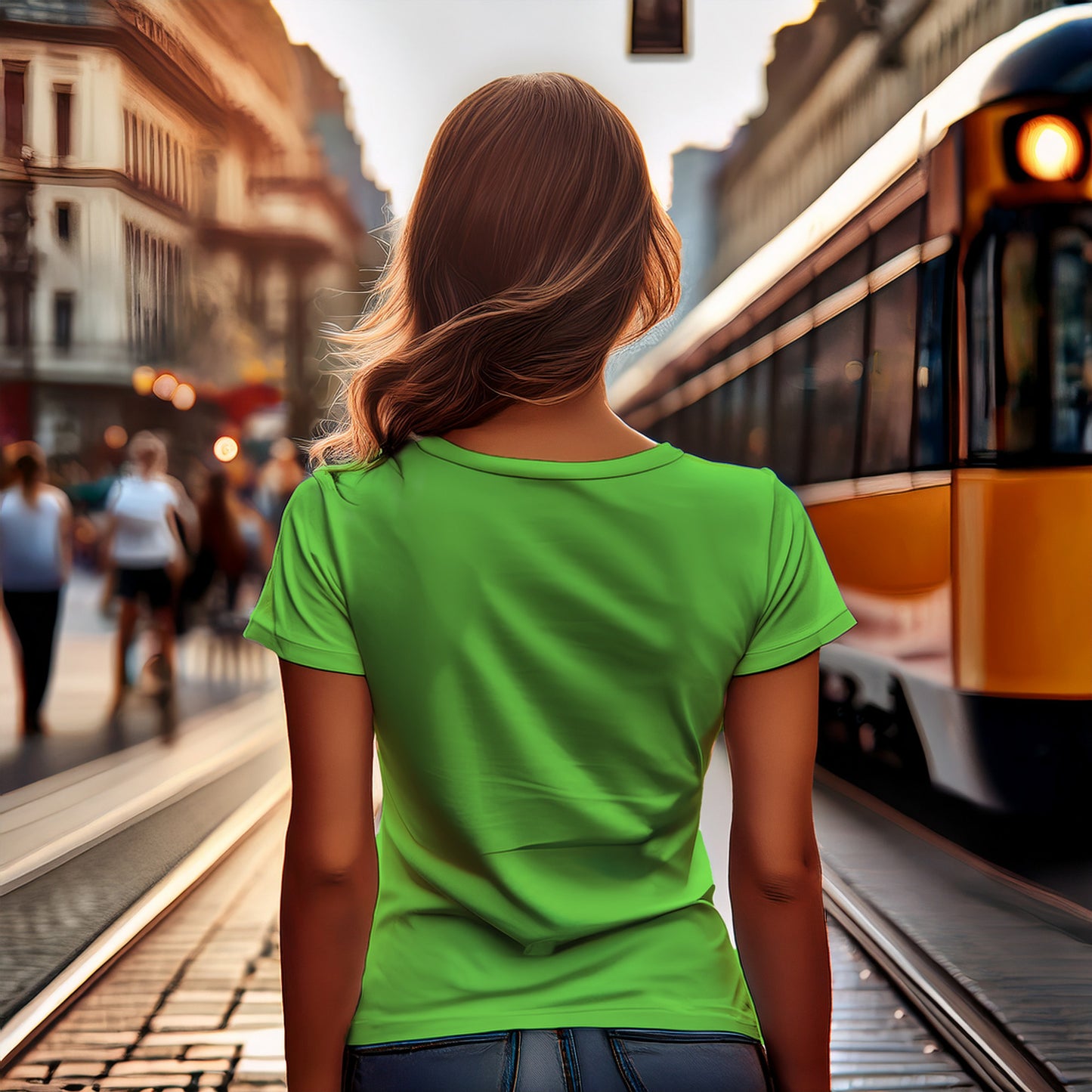 1802 Year Women T-Shirt (Liril Green)