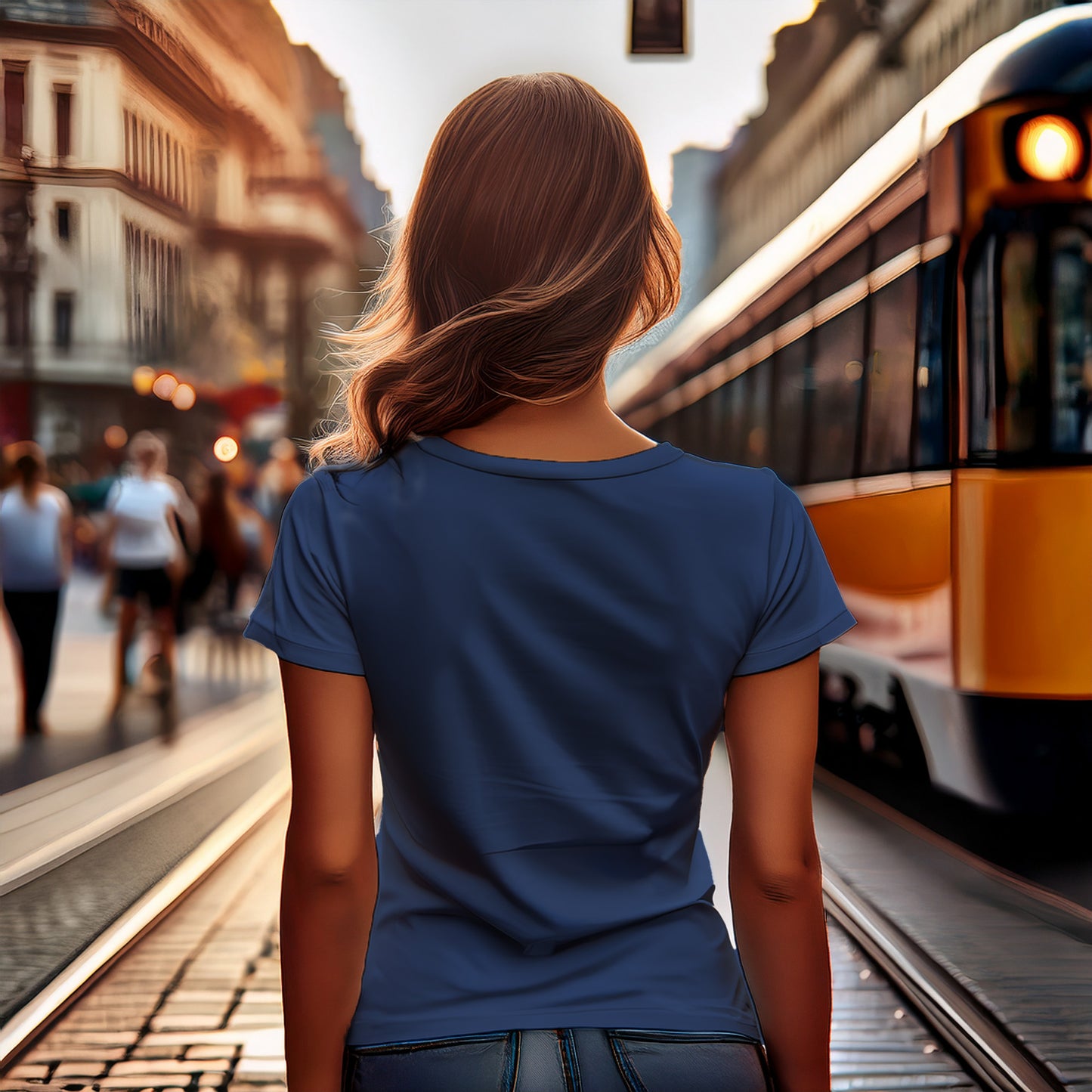 1803 Year Women T-Shirt (Navy Blue)