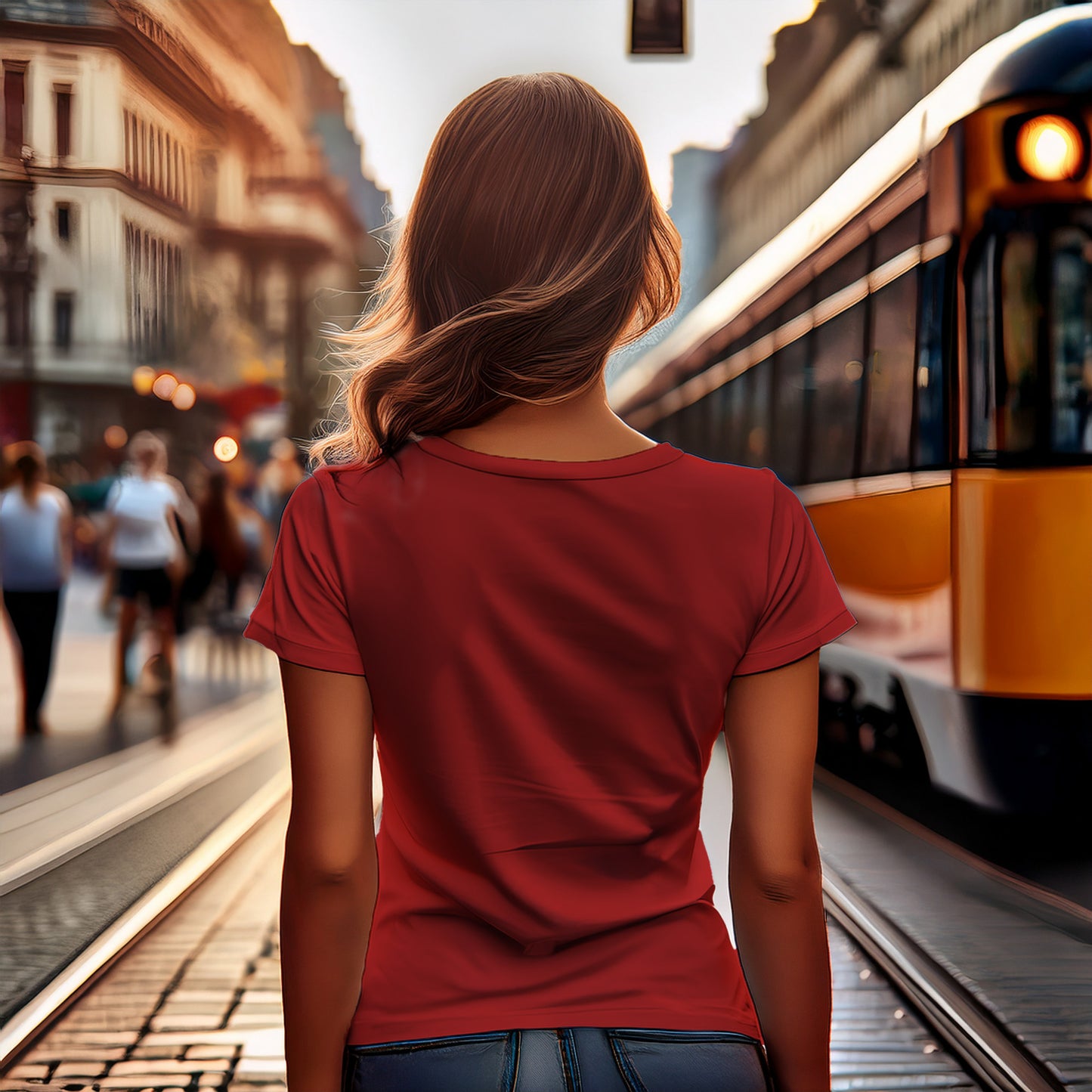 1801 Year Women T-Shirt (Red)